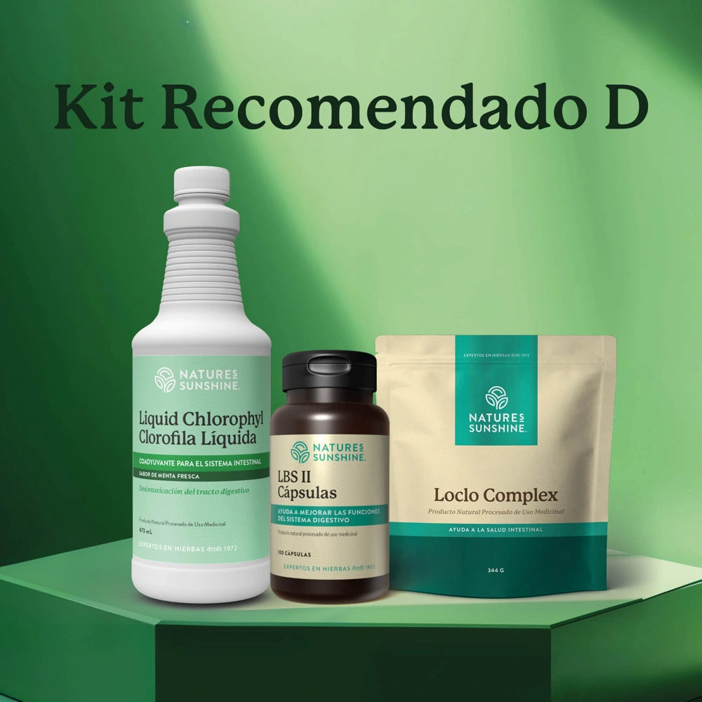 Kit D · LBS II, Loclo y Clorofila · Nature’s Sunshine