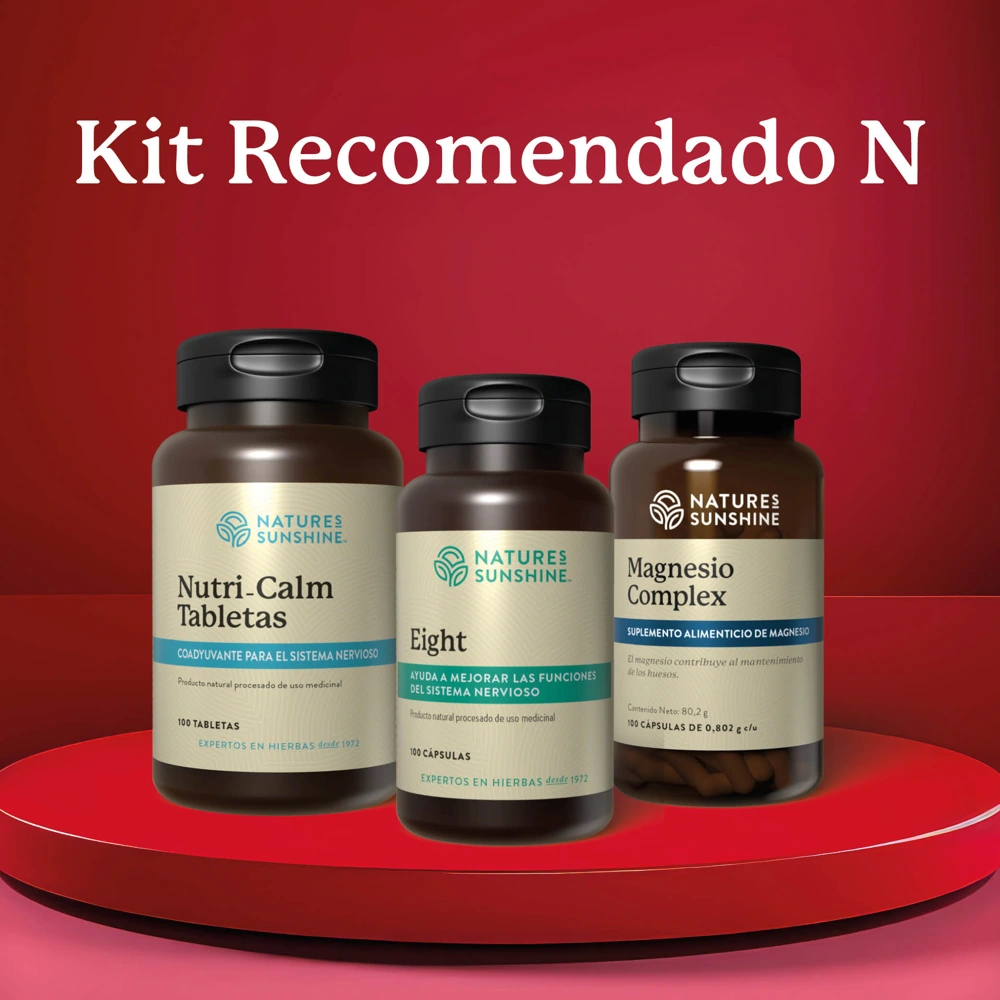 Kit N · Nutri-Calm, Eigth y Magnesio · Nature’s Sunshine